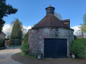 Dovecote, reputed to be one of the oldest buildings in Warsash, on the corner of Thornton Avenue and Crofton Way.